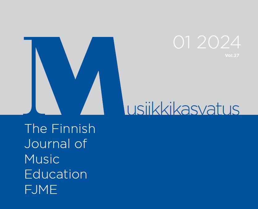 					View Vol. 27 No. 2 (2024): The Finnish Journal of Music Education
				